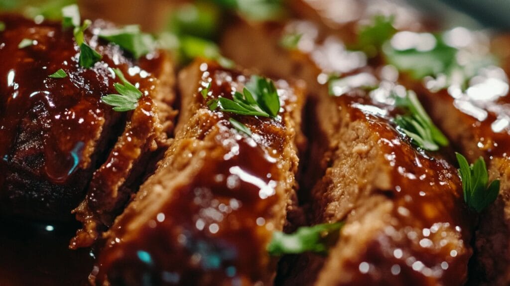 meatloaf with onion soup serve