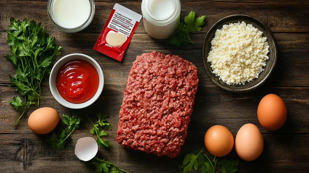 meatloaf with onion soup ingredients