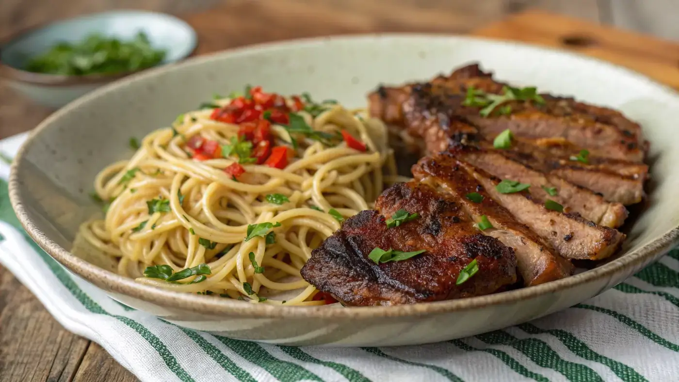 Steak Pasta image featured