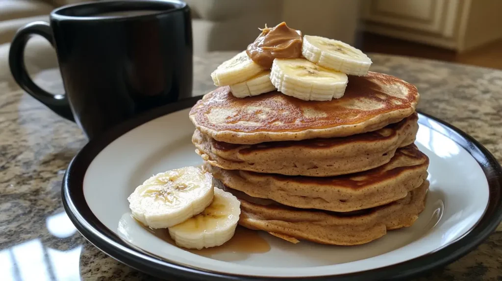 Healthier pancake options with whole grains and fruits.