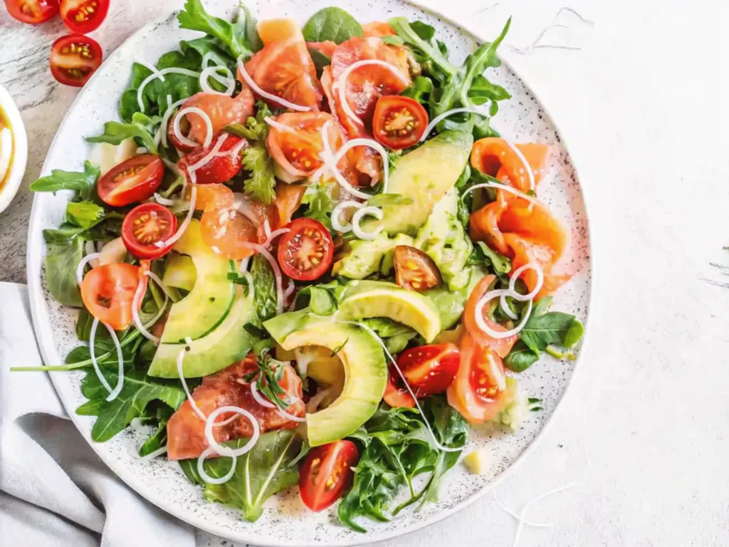 smoked salmon salad recipe feature