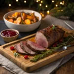 How long does it take to roast venison? served