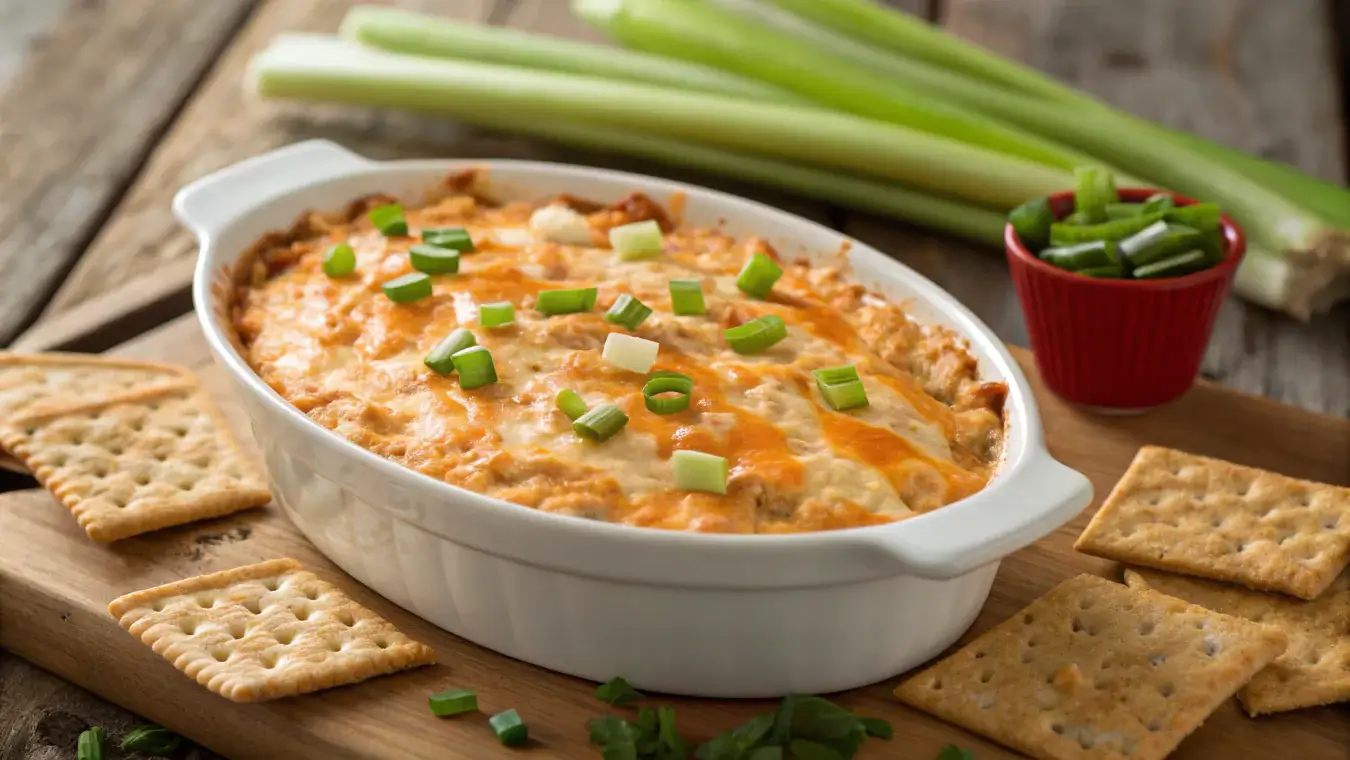 Healthy Buffalo Chicken Dip