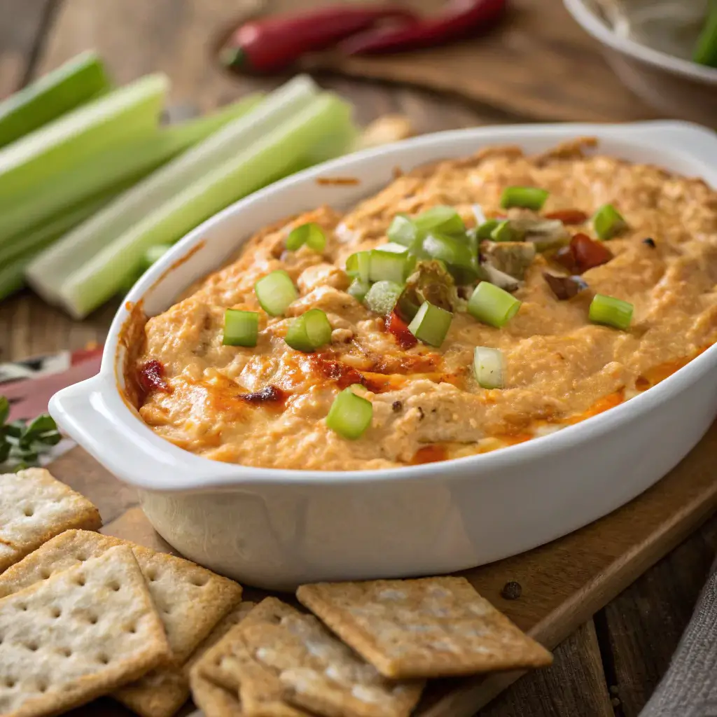 Healthy Buffalo Chicken Dip