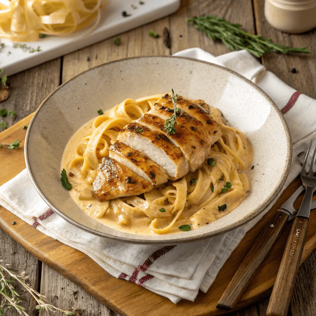 Which meat is good for pasta: creamy