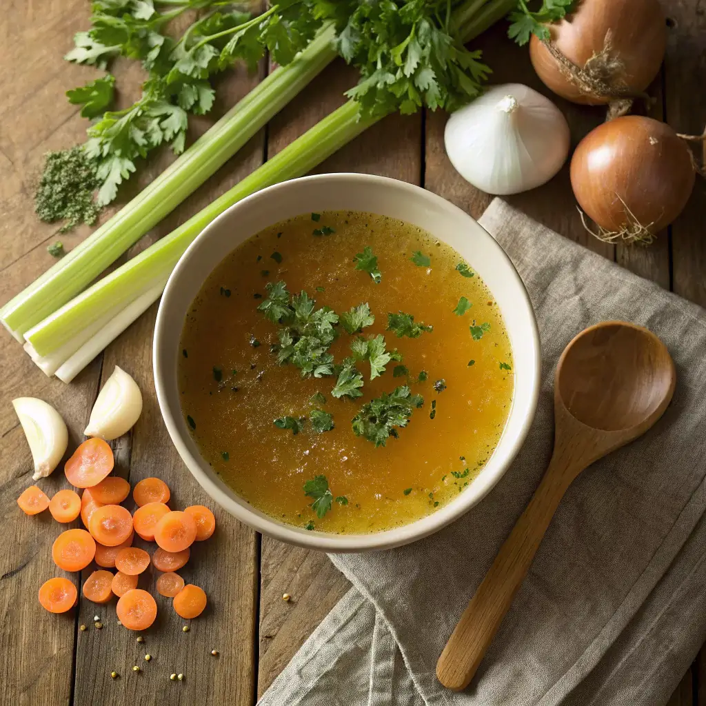 chicken broth vegan with ingredients