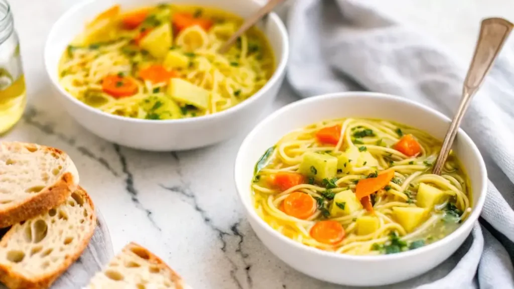 Vegan Chicken Noodle Soup – Cozy & Delicious!