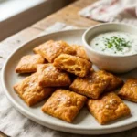 Gluten Free Cheez Its snack box with cheese-flavored crackers