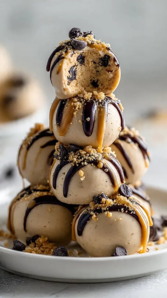 High protein frozen peanut butter Greek yogurt bites for a tasty snack