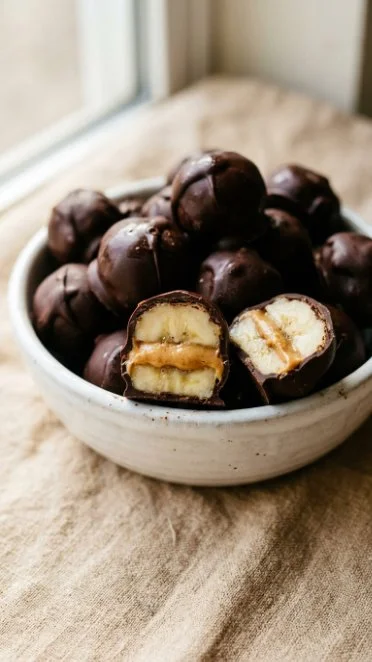 Chunky Monkey Banana Bites - a delicious and healthy snack made with real banana.