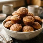 Delicious Cinnamon Apple Cottage Cheese Bites served on a plate