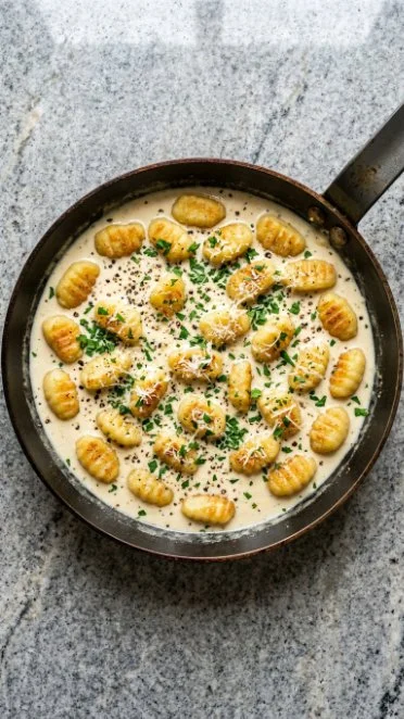 Delicious Marry Me Gnocchi served in a creamy sauce
