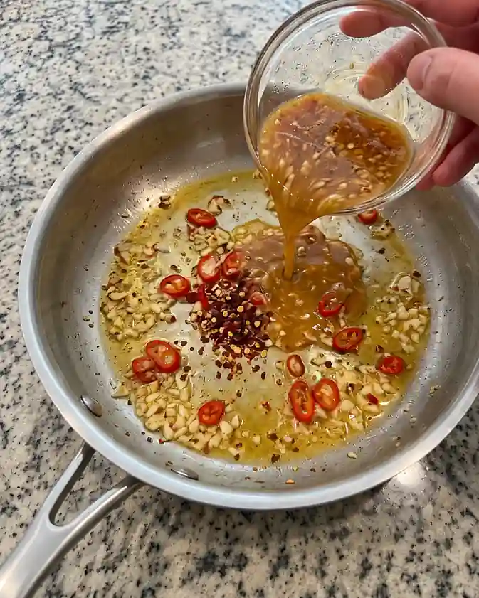 Spicy Garlic Chili Shrimp-pre