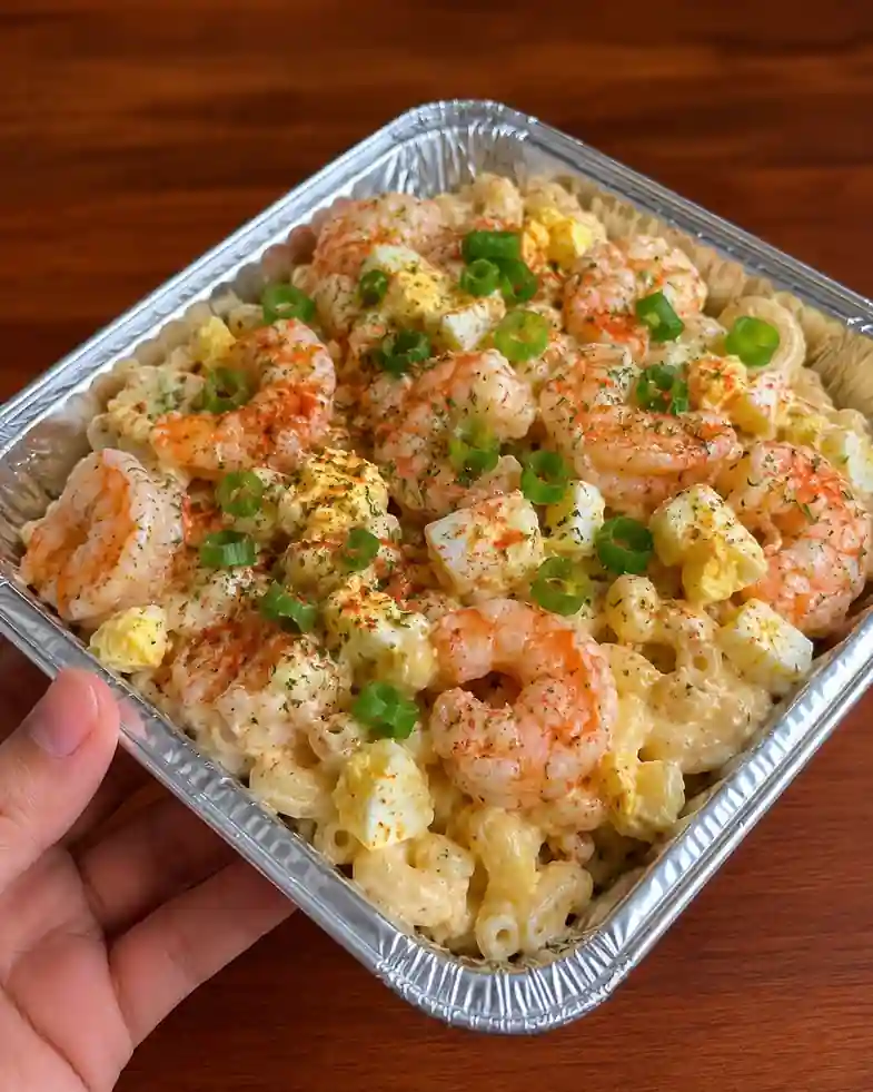 Creamy Shrimp Macaroni Salad