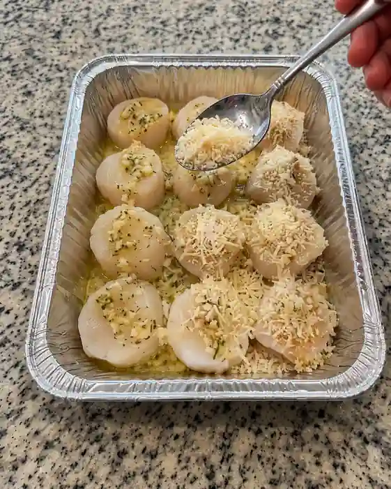 Garlic Butter Seared Scallops-step