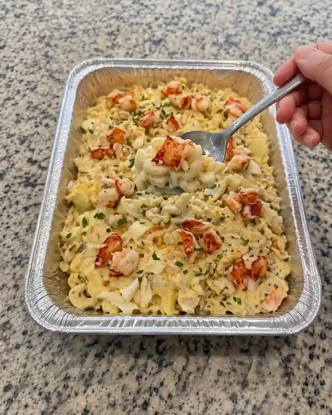 Garlic Lobster Potato Salad