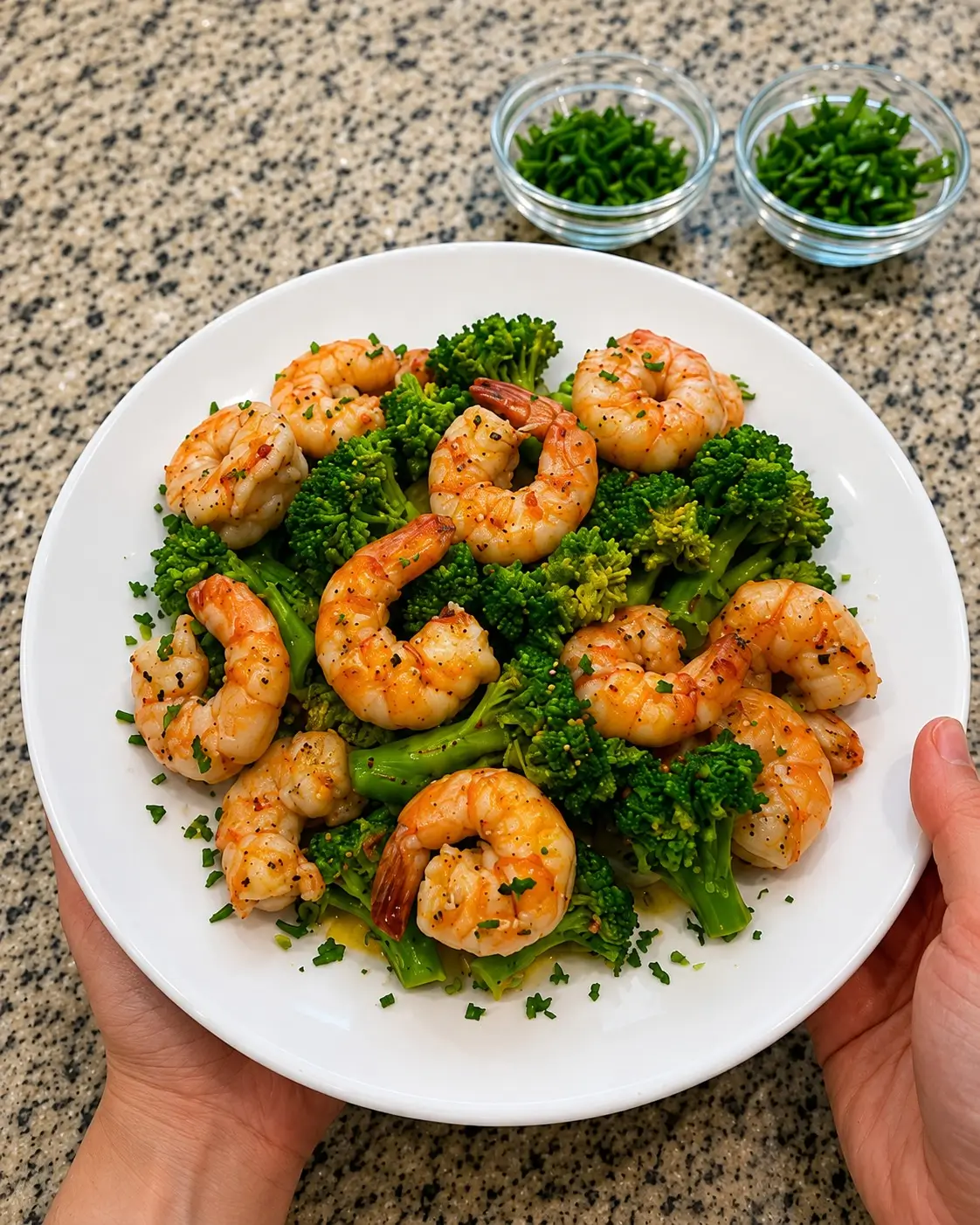 Garlic Butter Shrimp & Broccoli