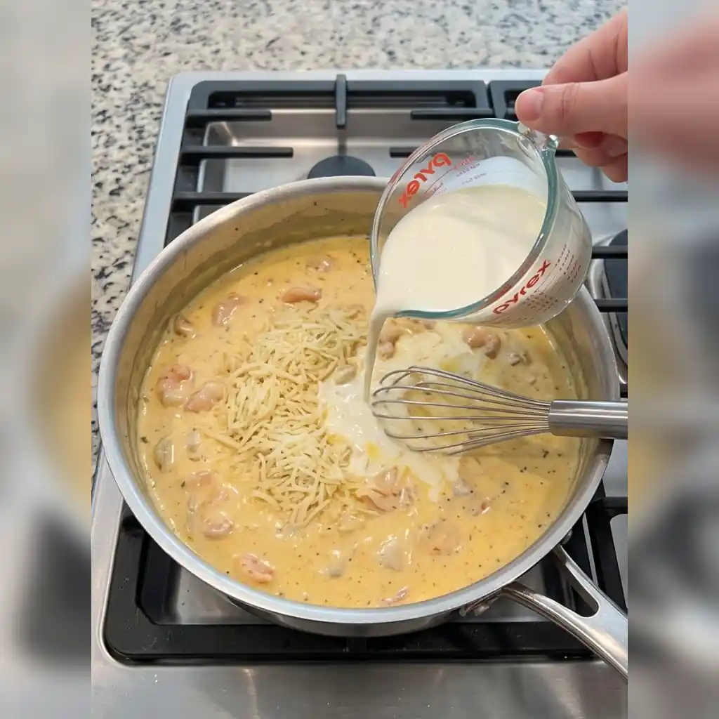 Shrimp & Scallop Casserole with Creamy Sauce-sauce