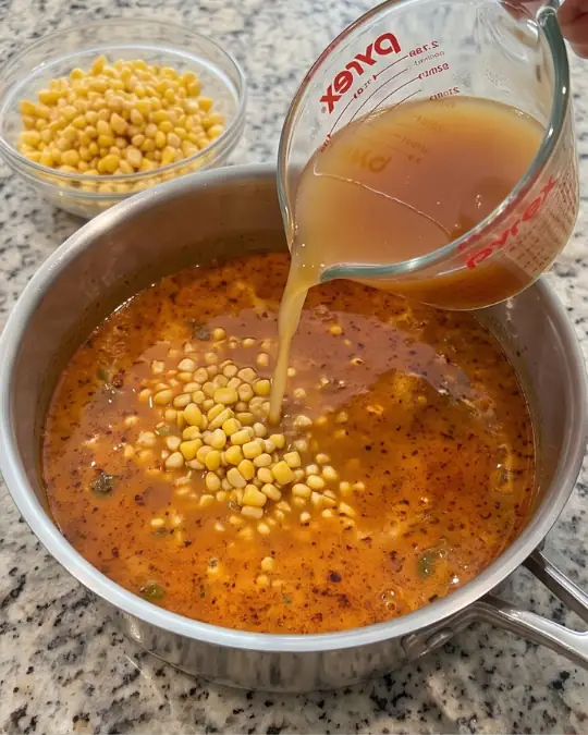 Spicy Cajun Shrimp & Corn Chowder-01