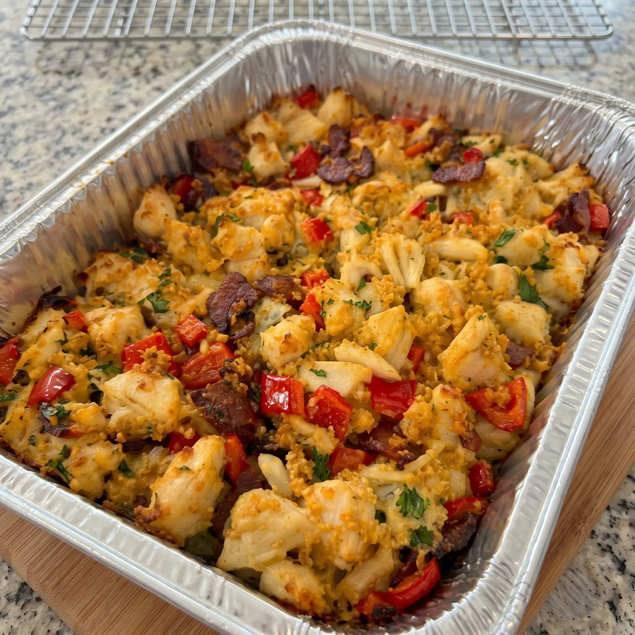 Crab Cake Casino Bake