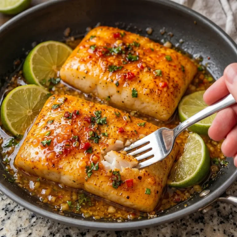 Sweet Chili Lime Garlic Butter Cod
