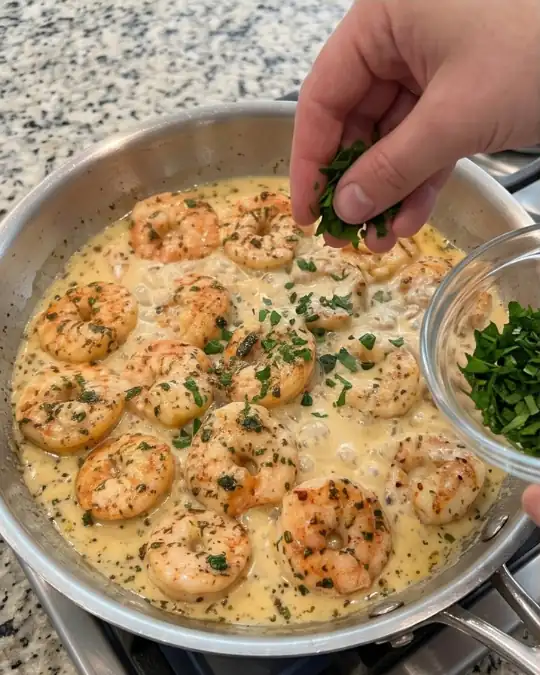 creamy_garlic_herb_shrimp_rice_bowls-add garlic