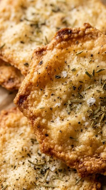 Delicious cauliflower garlic flatbread served with fresh herbs