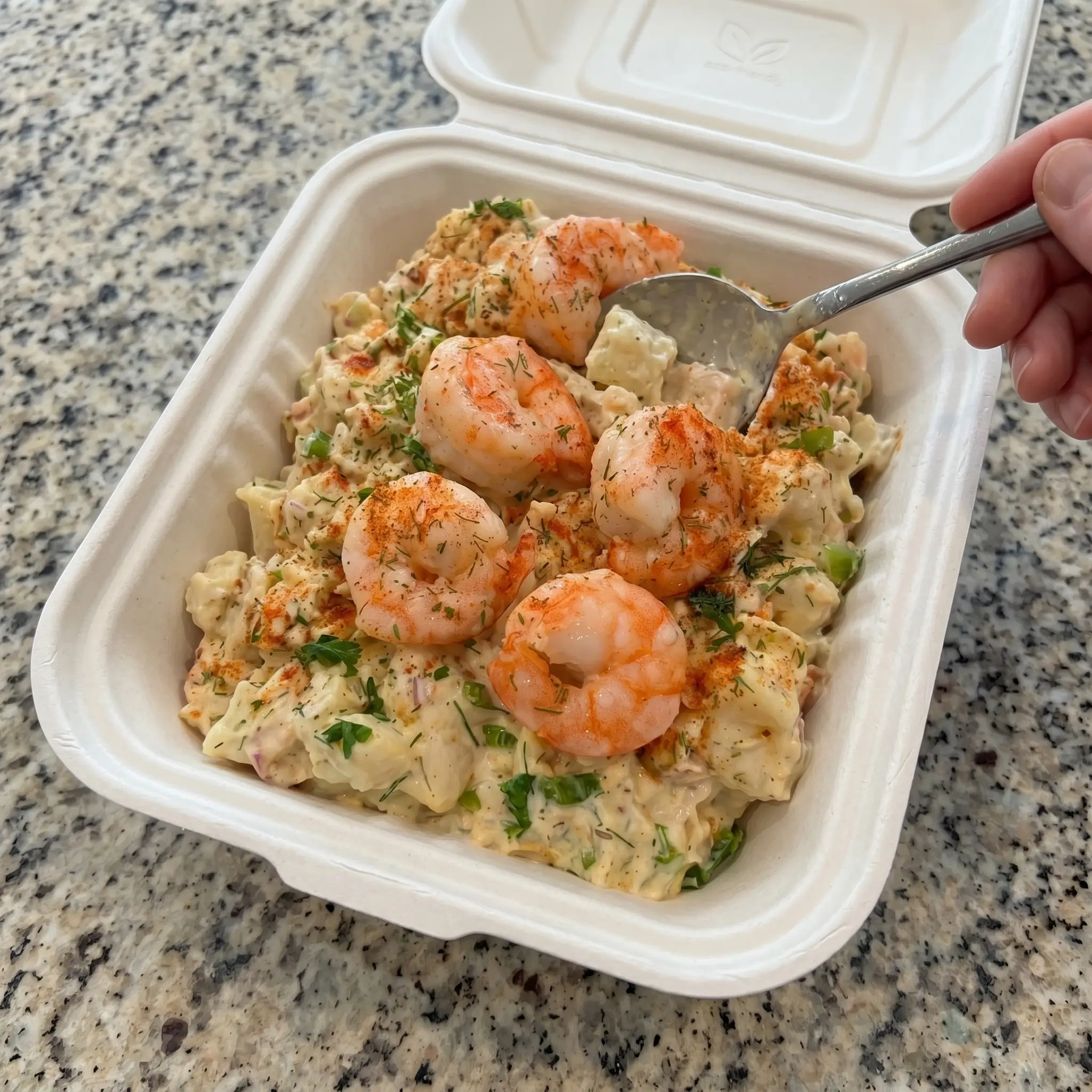 Southern Soul Creamy Shrimp & Potato Salad