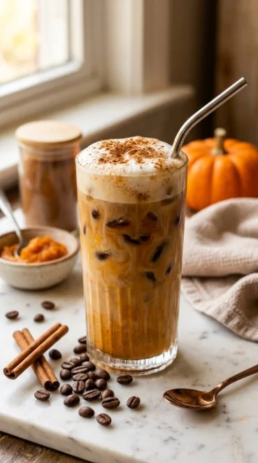 Homemade Pumpkin Spice Latte recipe, better than Starbucks coffee drink.