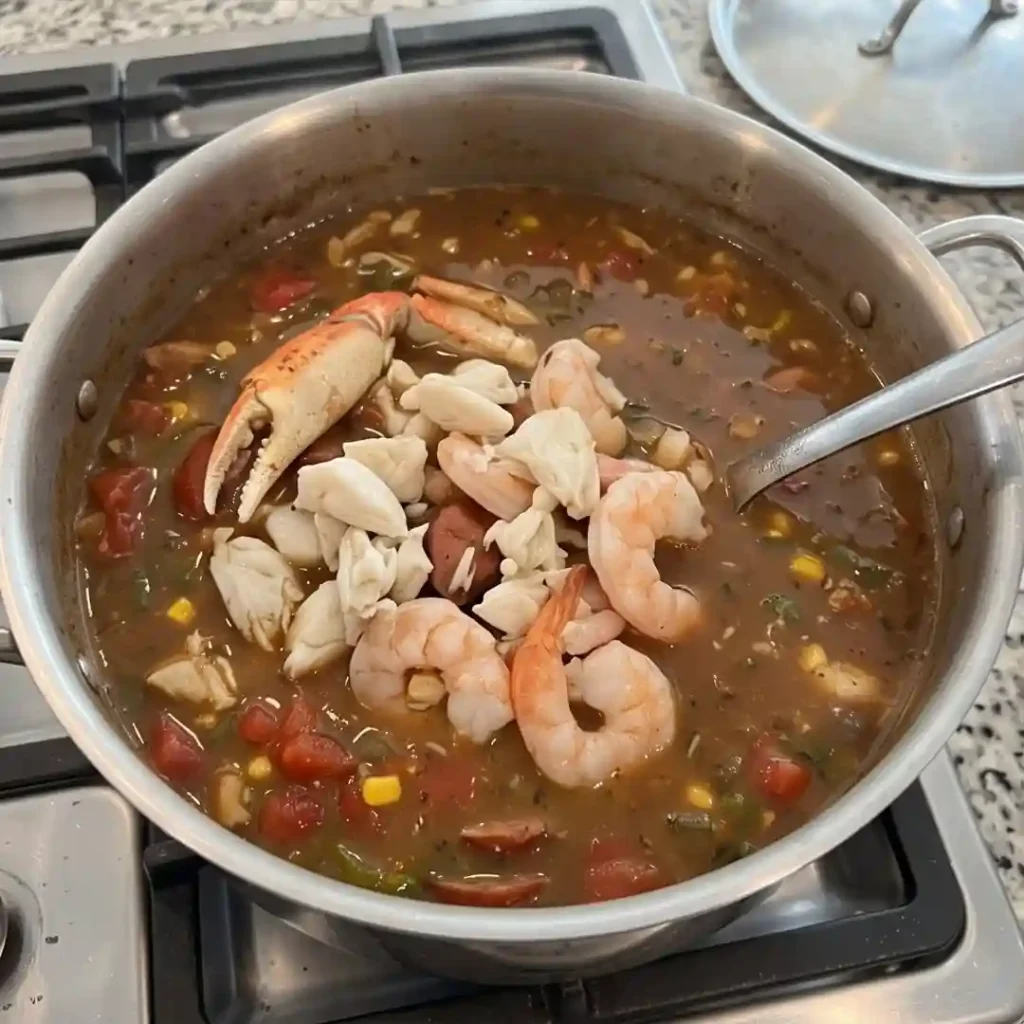 seafood_sausage_gumbo-add seafood