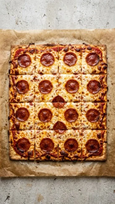 Delicious homemade cauliflower pizza with fresh toppings