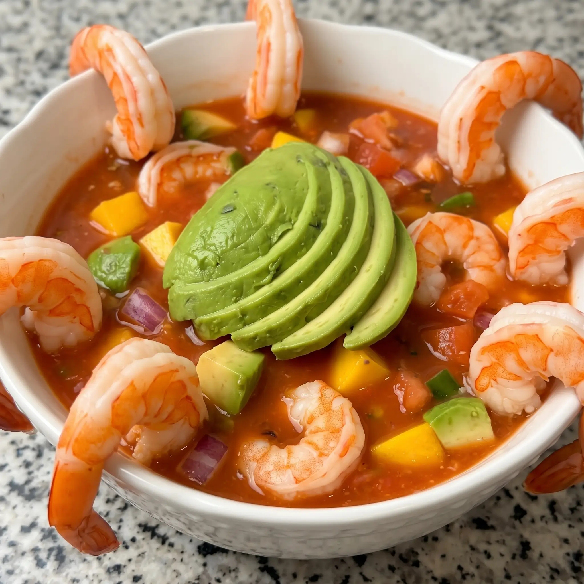 Mexican Shrimp & Mango Cocktail